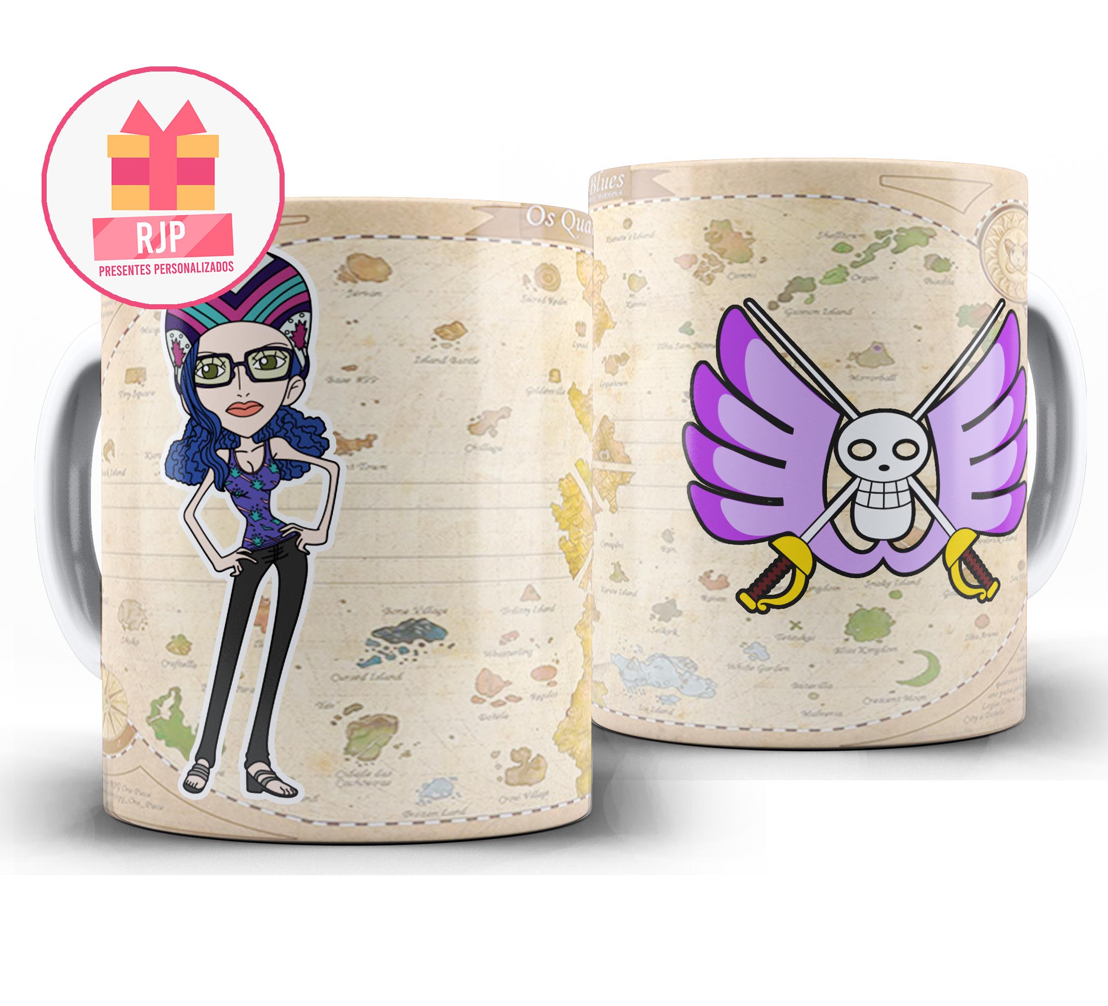 Caneca Anime - One Piece - Baroque Works - Miss Doublefinger